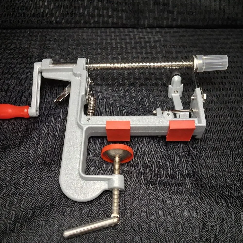 The Pampered Chef Apple Peeler Corer Slicer Model 2430 w/ Original Box EUC